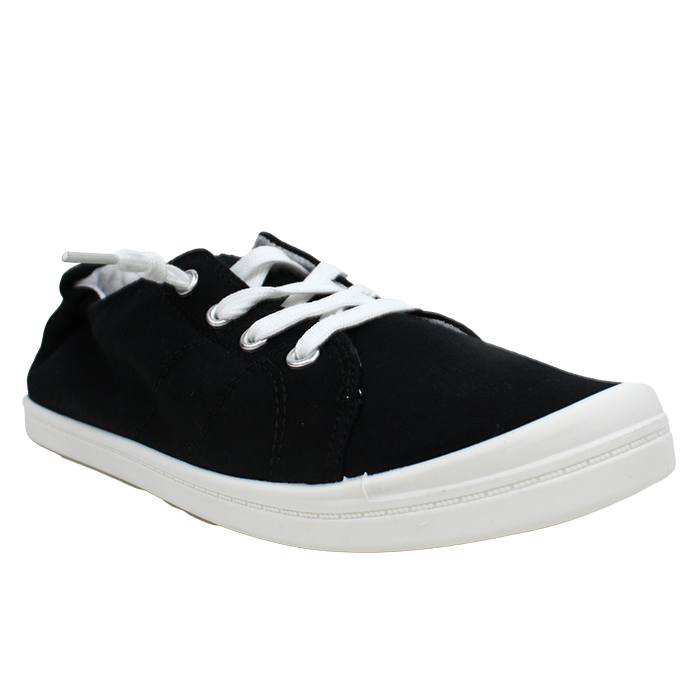 Black and white canvas sneakers online