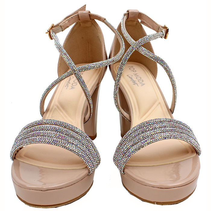 X strap heels online