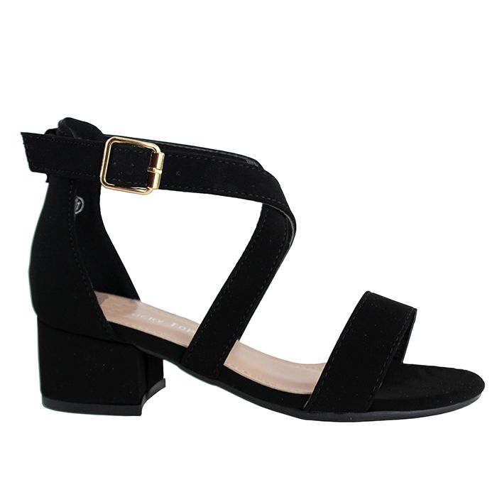 Lucky☆☆/A1029-5/ Lucky Guy” Girls 2” Heel Thick X Strap Dress Sandal