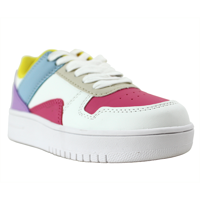 Forever" Pleather Lace-up Multicolored