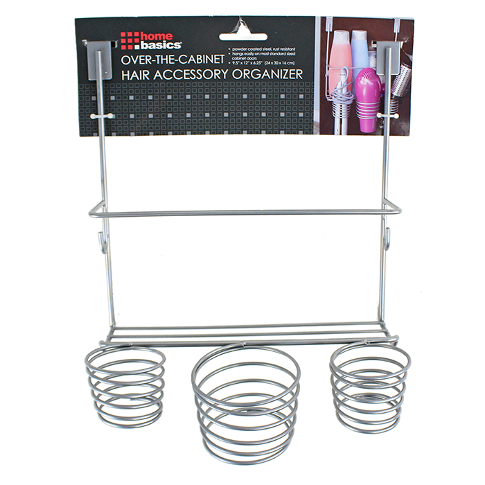 Home Basics Over The Cabinet Hairdryer Organizer