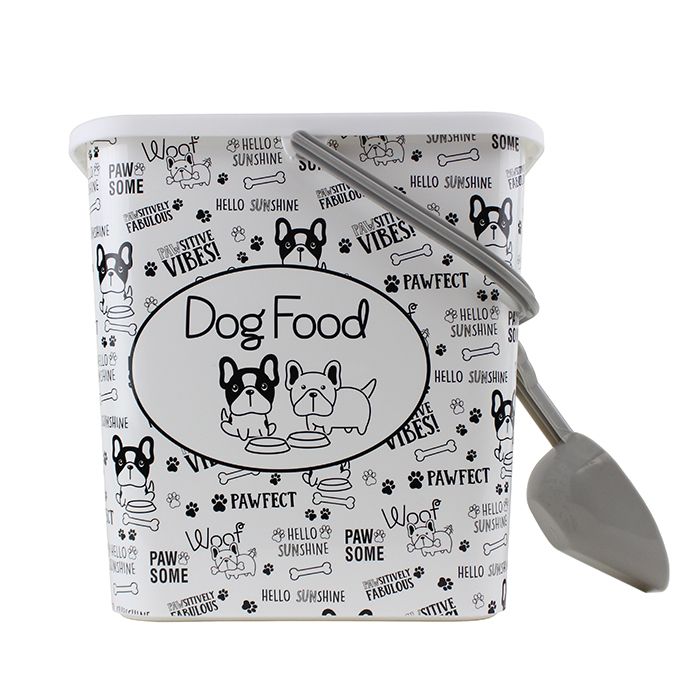 decorative dog food containers