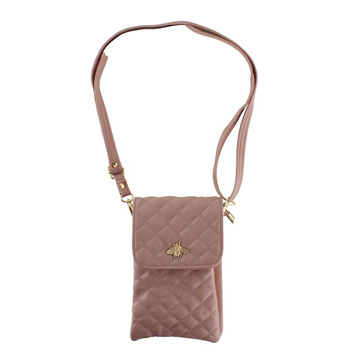 Le Miel” Quilted Pattern Gold Tone Chain Hardware Jelly Handbag