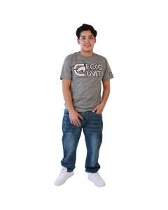 "ECKO" Short Sleeve Gray Tee with Rhino