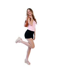 "COTTON CANDY" Tube Strapless Floral Lace