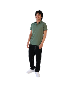 "TR PREMUIM" Polo 3 Button Collar Knit Shirt