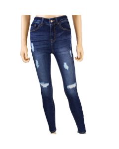 Ladies "Wax" Dark Wash Repreve Skinny Jean