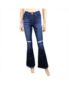 Ladies "YMI" Dark Wash Flared Jeans