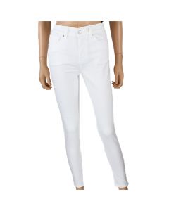 Ladies High-Rise Butt Lifting Basic White Jean