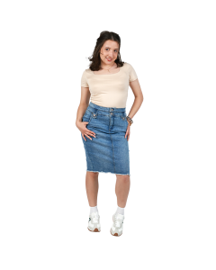"Papermoon" Short Sleeve Doubled Lined Sculpted Top