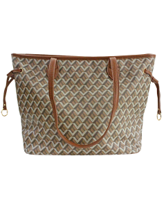 "Tops" 3-Piece Printed Tote Bag, Wristlet and Wallet Set