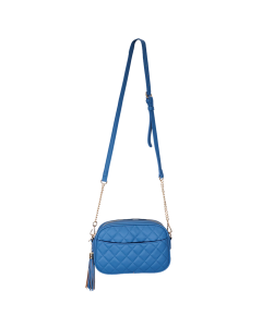 "SYMELI" Diamond Quilted Cross Body with Tassle