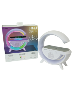 "SIMPLY TECH" 3 in 1 Speaker Neon Light G Shaped Charger 10W