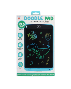 The blue "Simply Sketch" 10.5" LCD Doodle Pad is pictured here.