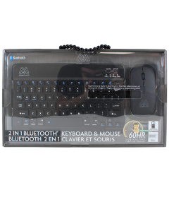 "Edge" Black Bluetooth Keyboard & Mouse Set