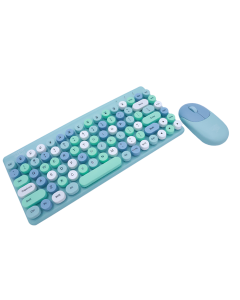 Wireless Typewriter Style Keyboard Mouse Combo