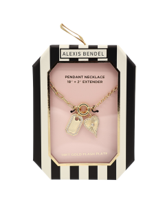 Alexis Bendel Gold Plated Cubic Zirconia Heart Pendant Necklace