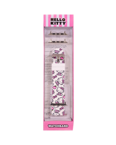 "ACCUTIME" Hello Kitty Smart Watch Band Pattern White Background