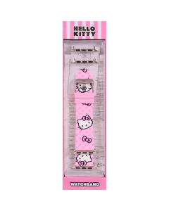 "ACCUTIME" Hello Kitty Pink Background Pattern Smart Watch Band