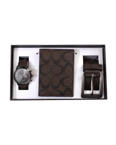 "Charles Raymond" Men’s Watch, Wallet & Belt Gift Set
