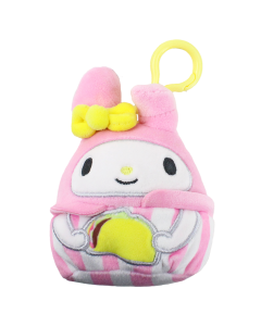 "UPD" Sanrio My Melody Taco Squishmallow Plush Keychain