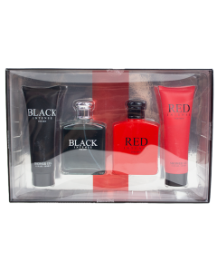 "UScents" Intense Red Black Cologne & Shower Gel Set