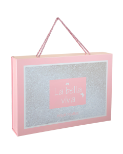 Pink and silver gift set