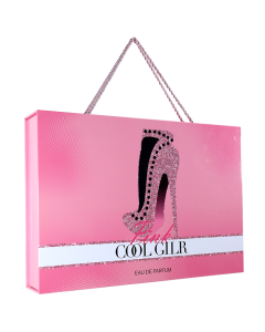Pink gift set with glitter pink heel