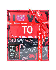 "Grumpy & Gorgeous" 2-Piece “Love to Cuddle” Pajama Gift Set