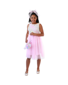 "RMLA" 3D Butterfly Dress Mesh Glitter Skirt