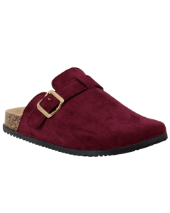 “Wild” Cork Footbed Suede Clogs