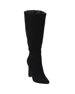 “Top Moda” High Trumpet Heel Faux Suede Knee-High Boots