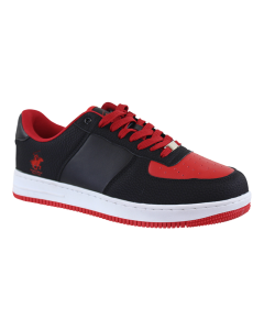 Black & Red lace up sneaker