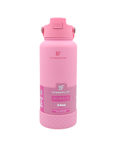 34 Ounce Triple Layer Stainless Insulated Pink Bottle Tumbler