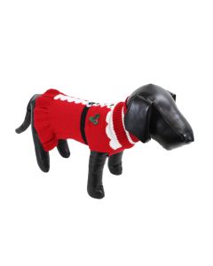 "Pet Obsession" Holiday Dog Sweater Santa Costume