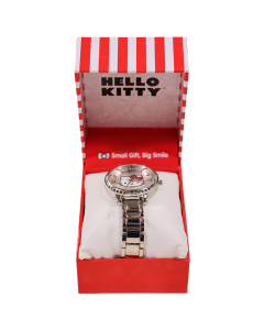 "ACCUTIME" Hello Kitty Silver Tone with Face Watch