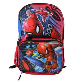 2 PC Spiderman Backpack Lunch Set - Yahoo Shopping