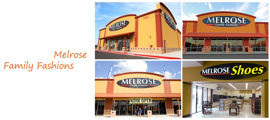 As part of the effort to meet customer’s needs, additional departments were added and Melrose Family Fashions was born. This success allowed the company to expand throughout the Southwest.