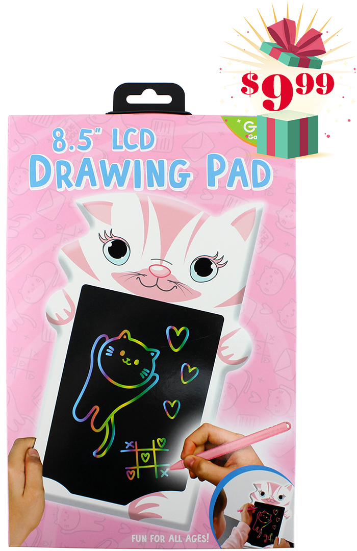 8.5" LCD Cat Drawing Pad - $9.99