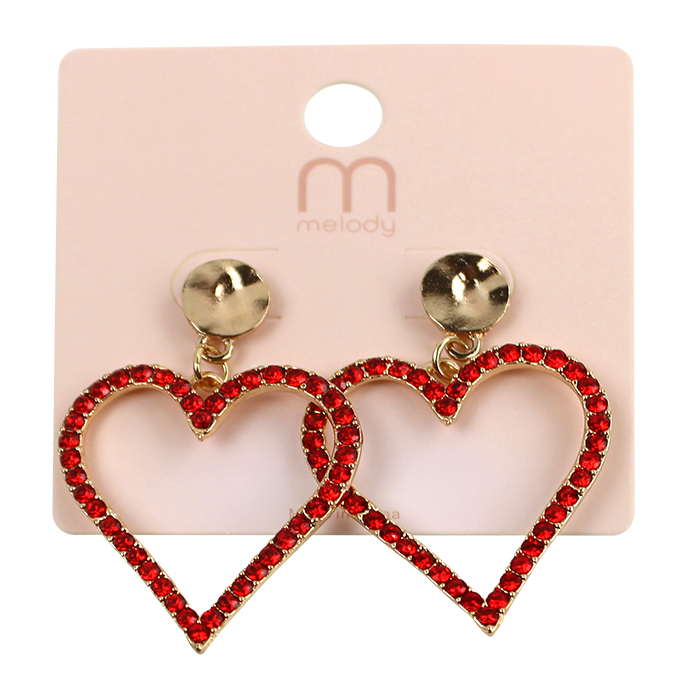 Celebrate Galentine's Day with your best friends by adorning yourself with the stunning "Odin" Red Rhinestone Heart-Shaped Stud Dangle Earrings. These eye-catching accessories feature a vibrant red hue, sparkling rhinestones, and an elegant heart-shaped design that elegantly dangles, making them the perfect statement piece for your festive gathering. Elevate your look and showcase your unique flair as you party with your girlies!