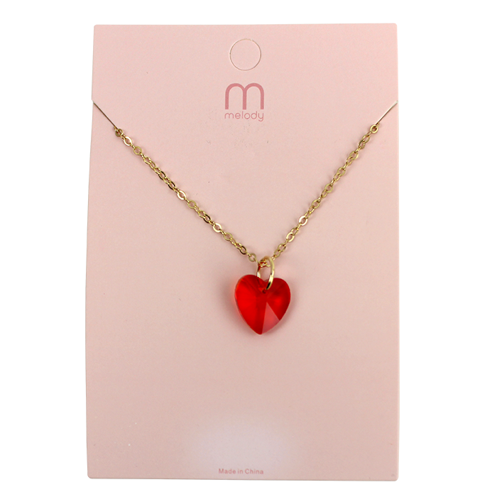 Elevate your casual Valentine's Day ensemble by adding the charming "Odin" Colored Crystal Heart Necklace. This lovely accessory features a heart pendant adorned with colorful crystals that catch the light, making it a perfect touch for celebrating love. Wear it to complement your outfit and express your style on this special day.