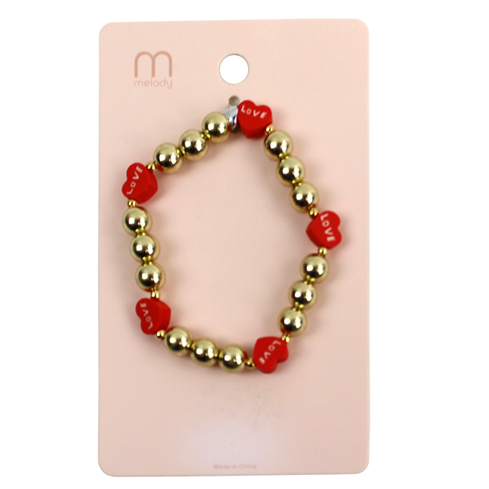 Celebrate this Valentine’s Day with fun and flair alongside your girlfriends by choosing from our stunning assortment of the "Odin" Gold and Red Stretch Beaded Bracelet. These beautifully crafted bracelets feature a vibrant combination of shimmering gold and bold red beads, perfectly symbolizing friendship and love. Treat your gal pals to a unique accessory that embodies both style and sentiment.