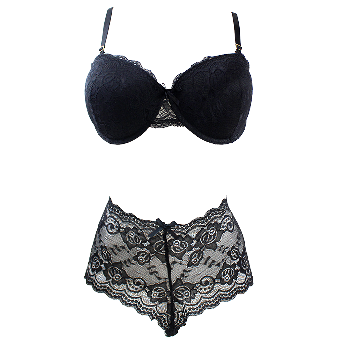 As you prepare for your Valentine's Day date, you slip into the stunning "Inteco" Lace Bra and Panties Set. The intricate lace design embraces your figure, accentuating your curves with its delicate patterns and soft textures. The bra features lightly padded cups that provide gentle lift and support, while the intricate lace trim adds a romantic flair. The matching panties are equally enchanting, with their playful cut and sheer details that hint at both boldness and innocence. The rich, deep color envelops you in a sense of luxury, making you feel alluring and confident. As you look in the mirror, you can see how this exquisite set captures the essence of romance, perfectly setting the tone for a memorable evening with your special someone.