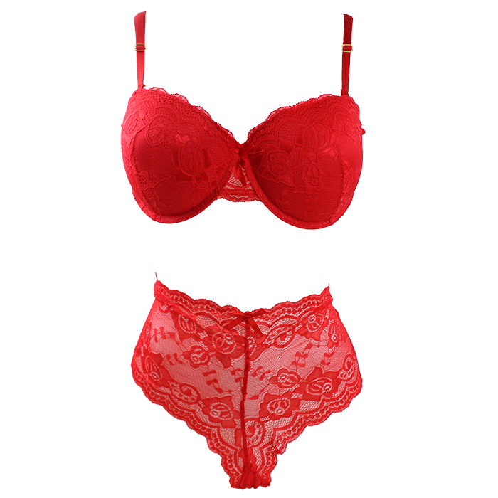 As you prepare for your Valentine's Day date, you slip into the stunning "Inteco" Lace Bra and Panties Set. The intricate lace design embraces your figure, accentuating your curves with its delicate patterns and soft textures. The bra features lightly padded cups that provide gentle lift and support, while the intricate lace trim adds a romantic flair. The matching panties are equally enchanting, with their playful cut and sheer details that hint at both boldness and innocence. The rich, deep color envelops you in a sense of luxury, making you feel alluring and confident. As you look in the mirror, you can see how this exquisite set captures the essence of romance, perfectly setting the tone for a memorable evening with your special someone.