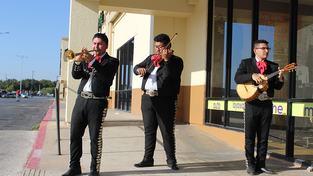 My Melrose Store 41 San Antonio, Texas mariachi band.