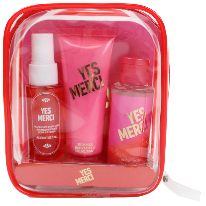 If you're a fan of stylish accessories but also appreciate a good bargain, we have an exciting designer dupe for you. Check out the "UScent" Yes Merci 3-Piece Set, which offers a beautiful alternative to the iconic Juicy Couture fragrances. This set captures Juicy Couture's essence and playful spirit while providing excellent value. It includes three delightful scents perfect for different occasions, allowing you to indulge in luxury without breaking the bank. Embrace this chic option and enjoy the vibrant and fruity notes reminiscent of the beloved designer.