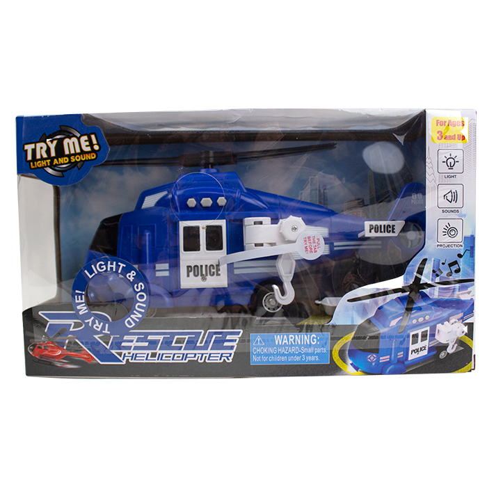 Enrich his action toy collection by including the exciting "Lucky" Rescue Helicopter Toy, a vibrant and intricately designed helicopter that promises thrilling adventures and imaginative play.