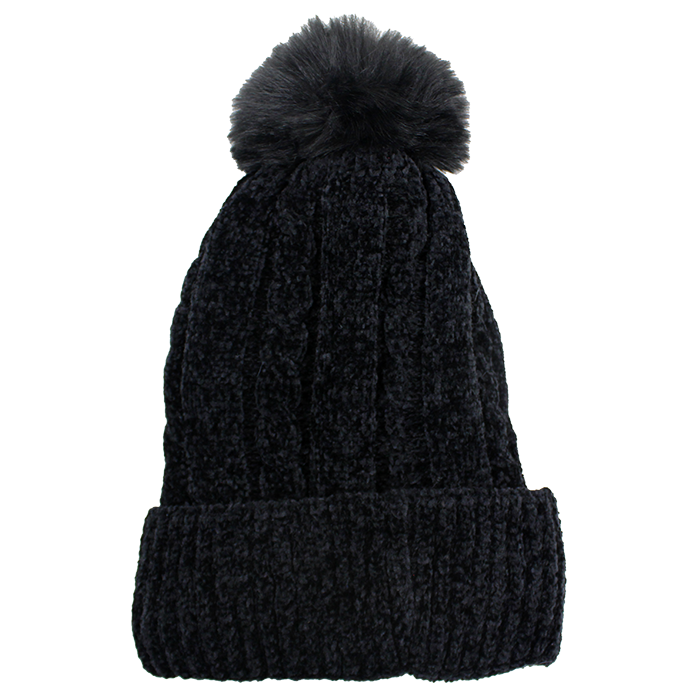 Wrap yourself in warmth and style with the "Nuri Solid" Cable Knit Pom Beanie. This beautifully crafted beanie features a classic cable knit design that adds texture and elegance to any winter outfit. With a playful pom pom on top, it's not only functional for keeping the cold at bay but also a charming accessory that enhances your look. Stay cozy all season long with this must-have winter piece.