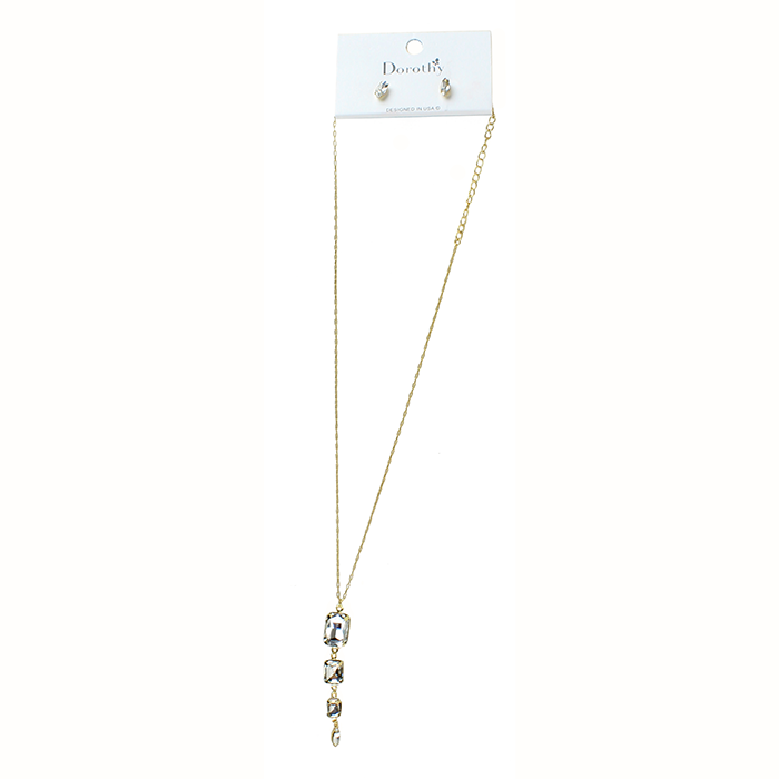 Looking for the perfect accessory to complete your holiday outfit? Look no further than the "OzCorp" Stack Rhinestone Enamel Drop Charm Necklace! This stunning piece will make you stand out and shine like a star wherever you go. Don't settle for anything less than perfection when it comes to your holiday style.