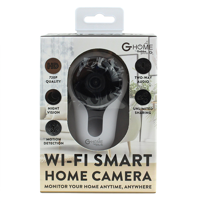 Keep watch of your home from anywhere with our "M & S" Wi-fi Smart Home Camera. This item features 720p quality, night vision, motion detection, two-way audio, and unlimited sharing. In addition, our Wi-fi Smart Home Camera supports cloud storage, mobile remote view, and control for 24/7 live streaming, and Micro SD card up to 128GB, and it includes a Mirco USB cable; however a USB wall charger is required.